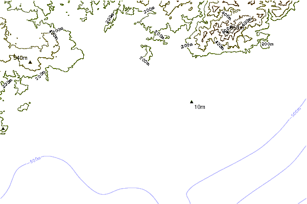 Shoreline around Nembrala