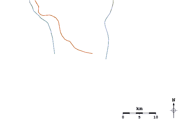 Roads and rivers around Nembrala