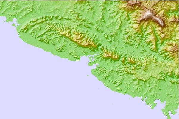 Surf spots located close to Nera Rivermouth