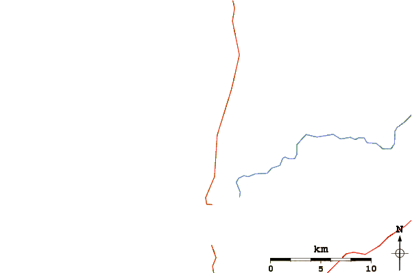 Roads and rivers around Nesika Beach
