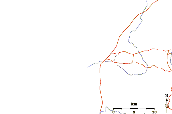 Roads and rivers around Nettley Bay Reefs