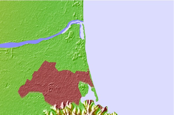 Surf spots located close to New Brighton Beach