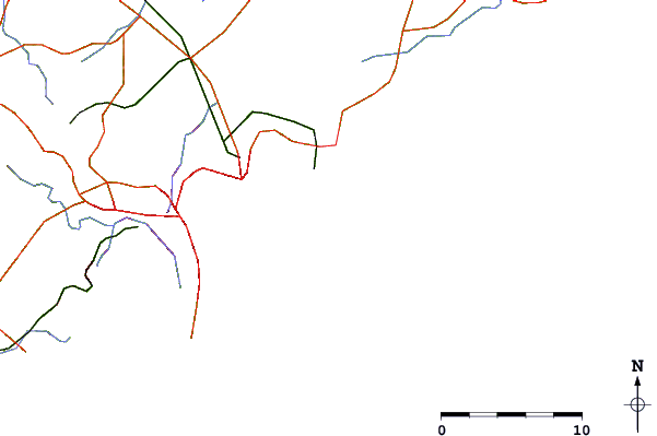 Roads and rivers around Newcastle Beach
