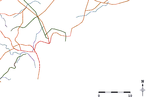 Roads and rivers around Newcastle - Stratts Spit