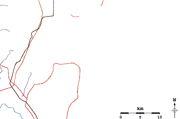 Roads and rivers around Newport Reef