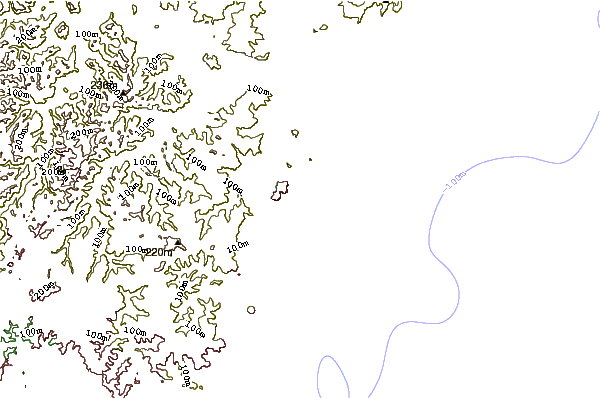 Shoreline around Newport - The Peak