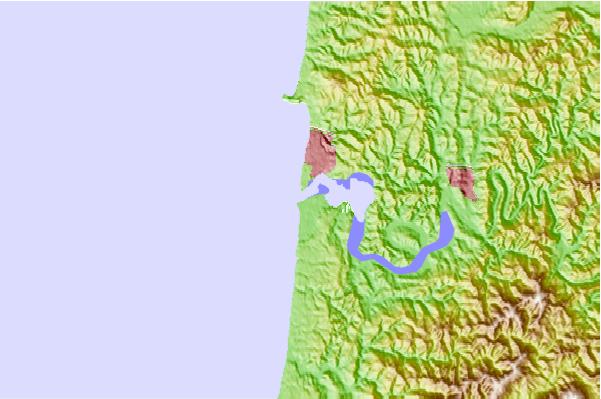 Surf breaks located close to Newport-The Box