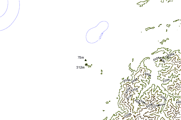 Shoreline around Nexus