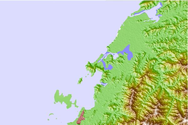 Surf spots located close to Nexus