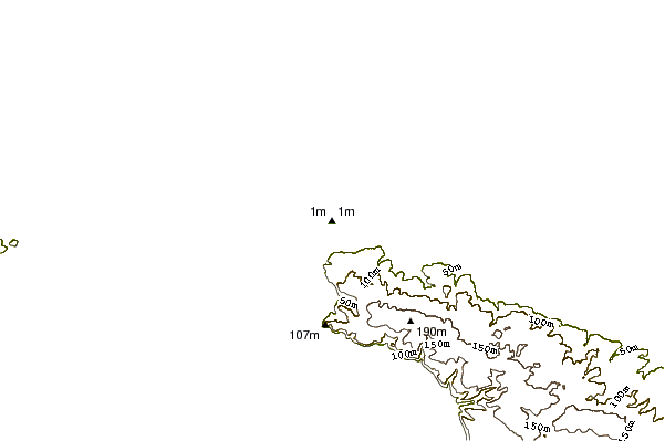 Shoreline around Nez Bayard