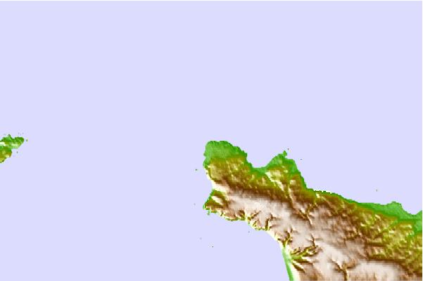 Surf spots located close to Nez Bayard