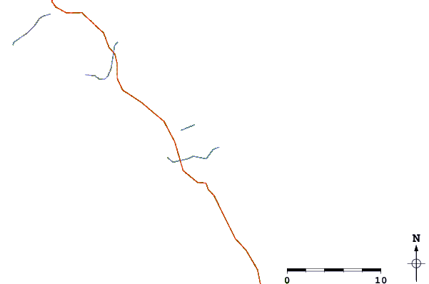 Roads and rivers around Ngataki Beach and Paxton Point