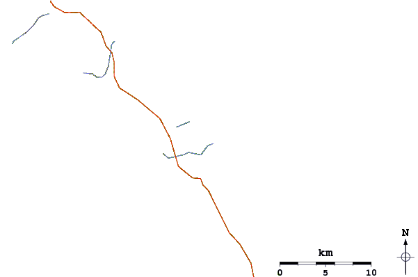 Roads and rivers around Ngataki BeachandPaxton Point