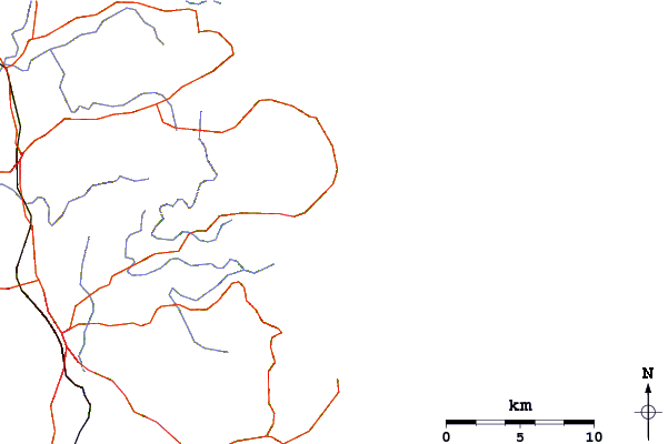 Roads and rivers around Ngunguru Bar