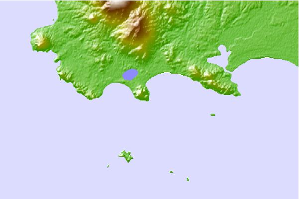 Surf spots located close to Nicks Point