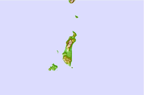 Surf spots located close to Niijima - Awaii