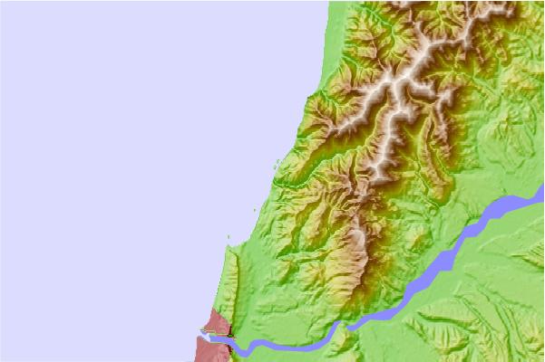 Surf spots located close to Nine Mile