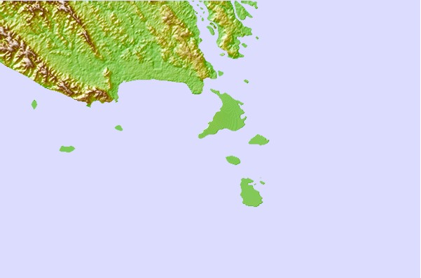 Surf spots located close to Nipussi (Nyang-Nyang)