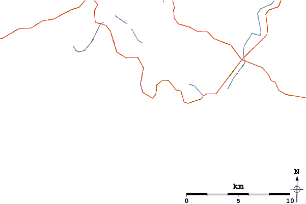 Roads and rivers around Njerve Pipeline