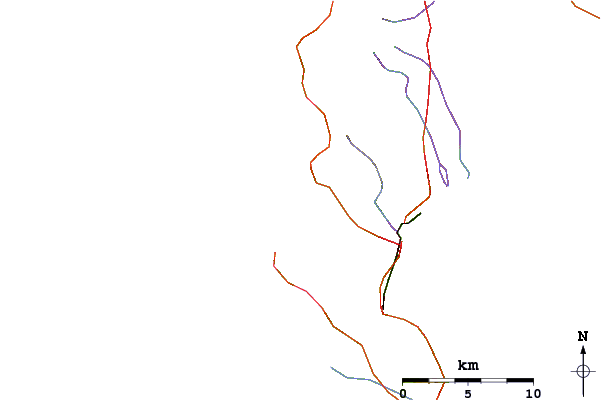 Roads and rivers around Noordhoek