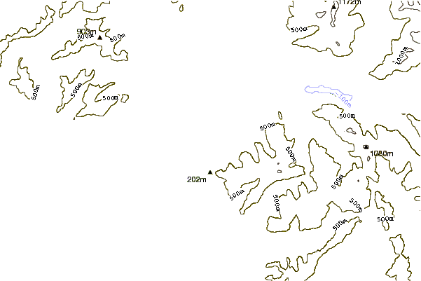 Shoreline around Nootka Island