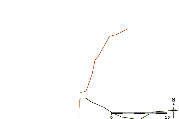 Roads and rivers around Nordseeklinik Westerland (Sylt)