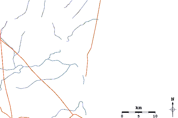 Roads and rivers around Norte