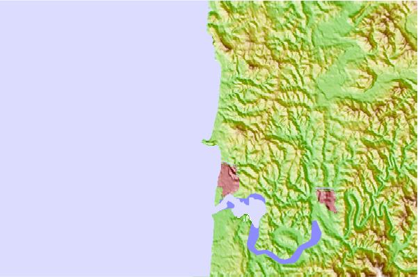 Surf spots located close to North Agate