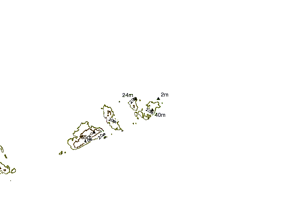 Shoreline around North Bar