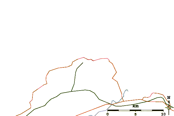 Roads and rivers around North Berwick