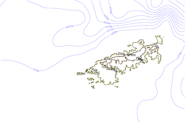 Shoreline around North Coast Surfside