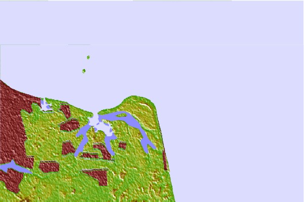 Surf spots located close to North End