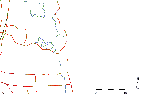Roads and rivers around North Jetty
