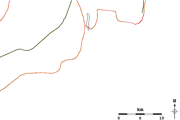 Roads and rivers around North Pier (Narragansett)
