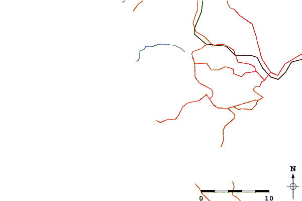 Roads and rivers around Piha North