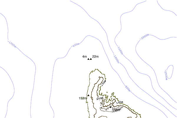 Shoreline around North Point