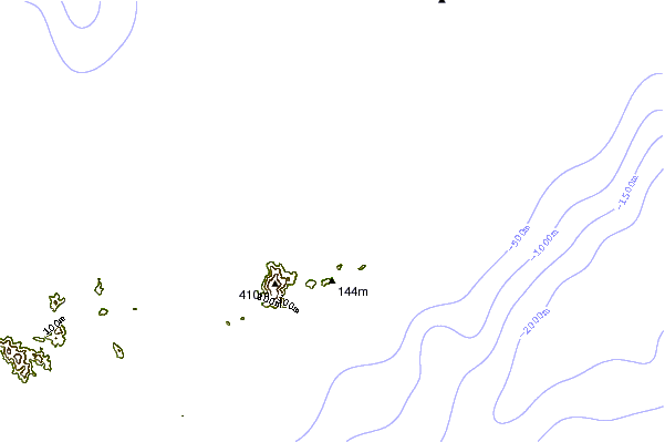 Shoreline around North Side