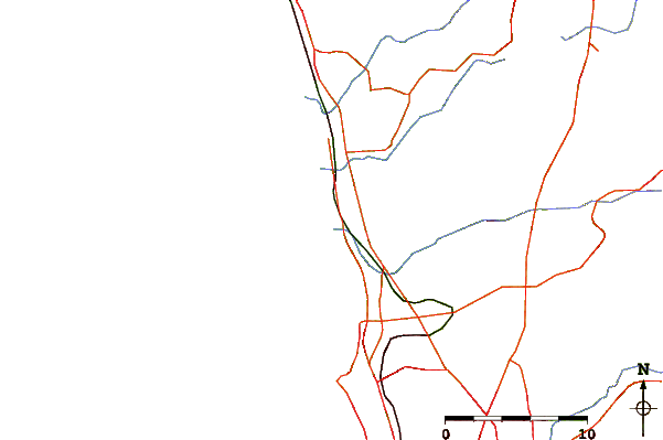Roads and rivers around North Torrey Pines