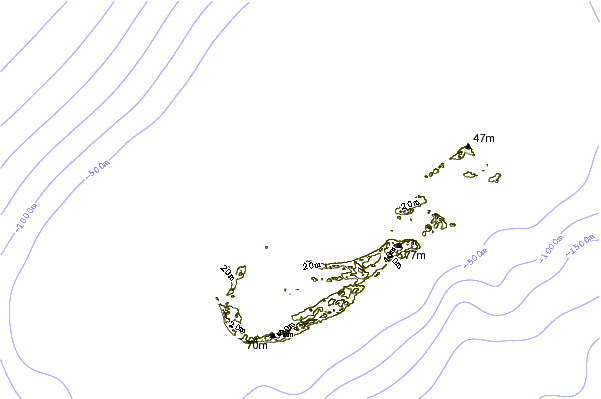 Shoreline around North Shore Breakers