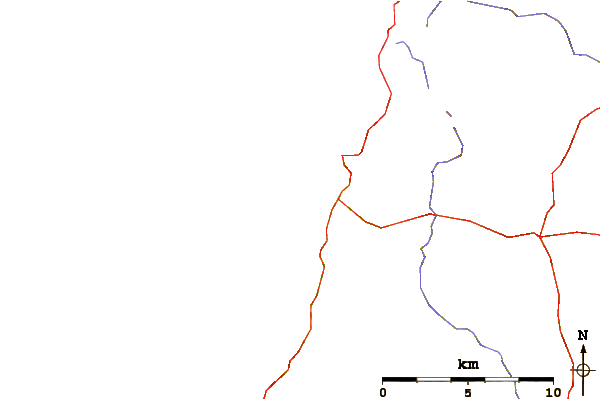 Roads and rivers around Northcott