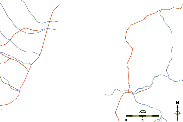 Roads and rivers around Northern Rights