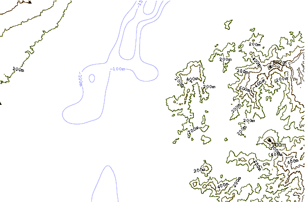 Shoreline around Northern Rights