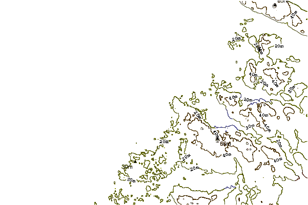 Shoreline around Nr Voruper