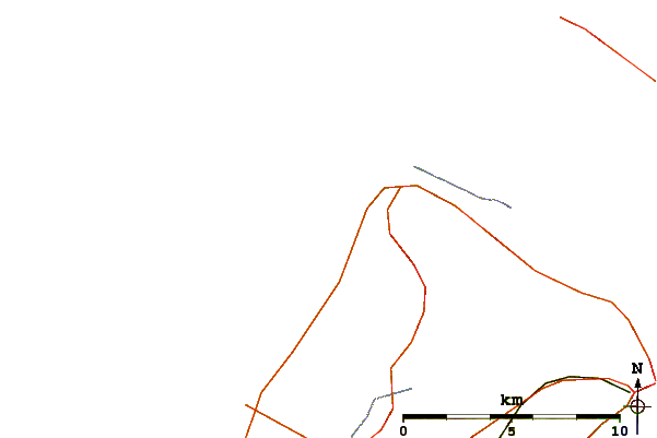 Roads and rivers around Nr Voruper