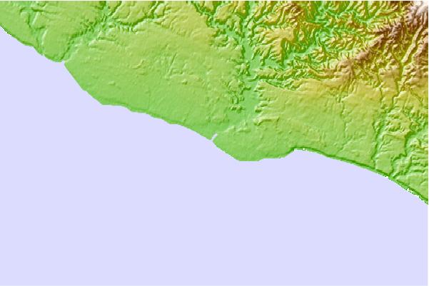 Surf spots located close to Nukumaru Rock
