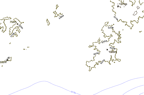 Shoreline around Nungas
