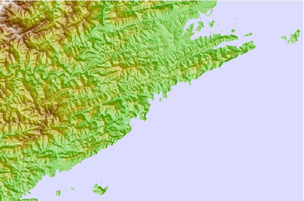Surf spots located close to Nunoshima