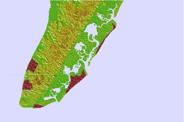 Surf spots located close to Nuns Beach