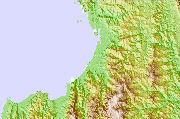 Surf spots located close to Nuqui