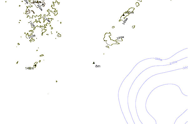 Shoreline around Nyanyanu